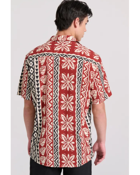 Ανδρικό Πουκάμισο Funky Buddha FBM009-036-05 ΠΟΥΚΑΜΙΣΑ ΚΟΝΤΟ ΜΑΝΙΚΙ