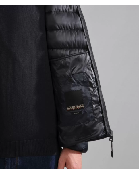 Ανδρικό Μαύρο Μπουφάν Napapijri AERONS S NP0A4GJN0411 JACKETS
