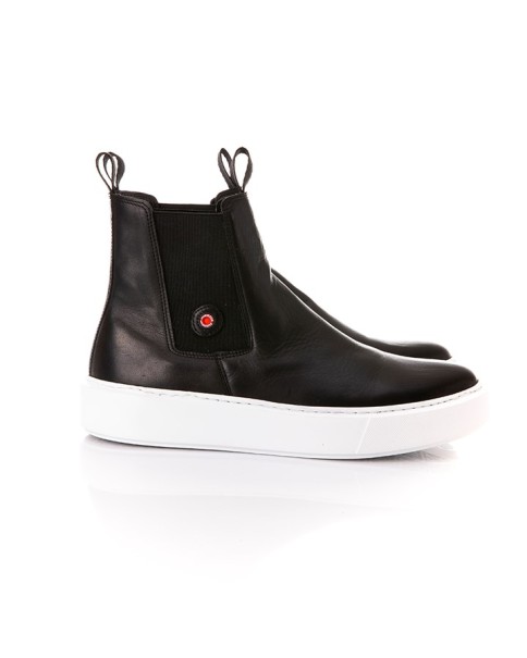 Ανδρικό Δερμάτινο Μαύρο Μποτάκι Robinson 69105