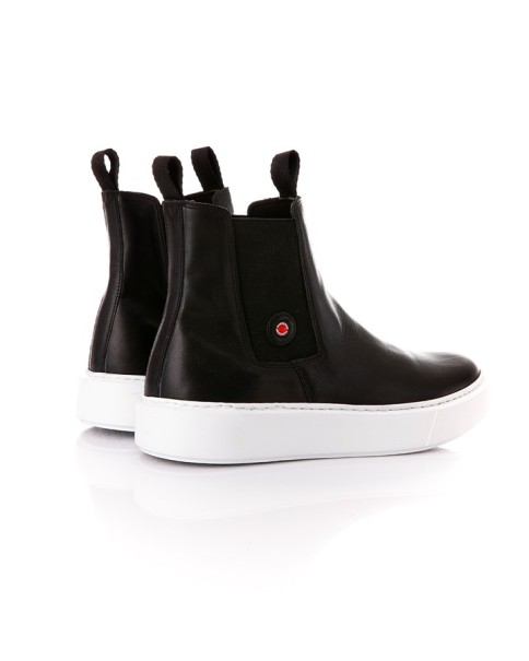 Ανδρικό Δερμάτινο Μαύρο Μποτάκι Robinson 69105