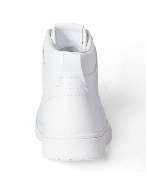 Ανδρικό Δερμάτινο Λευκό Μποτάκι Polo Ralph Lauren 809877680001 ΜΠΟΤΑΚΙΑ