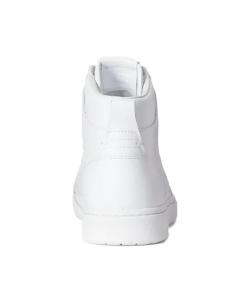 Ανδρικό Δερμάτινο Λευκό Μποτάκι Polo Ralph Lauren 809877680001 ΜΠΟΤΑΚΙΑ