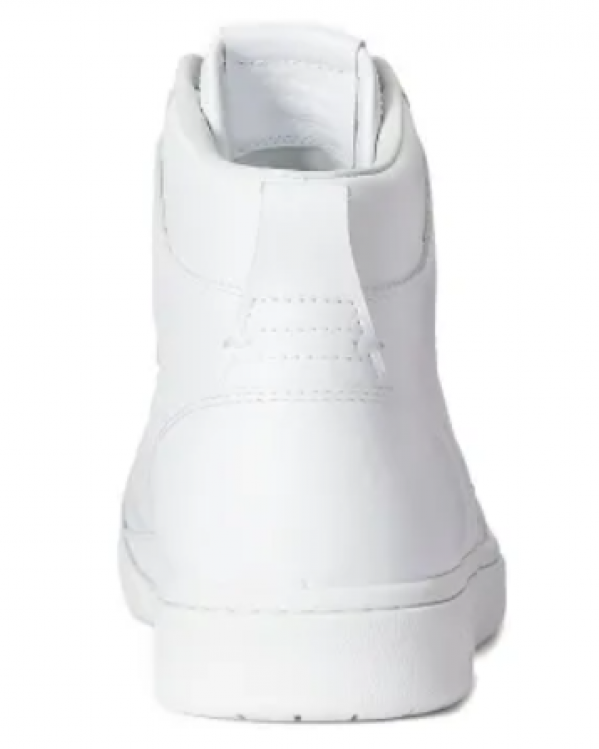 Ανδρικό Δερμάτινο Λευκό Μποτάκι Polo Ralph Lauren 809877680001 ΜΠΟΤΑΚΙΑ