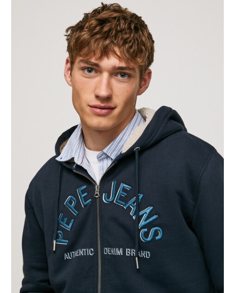 Ζακέτα Φούτερ με Γούνα Pepe Jeans PM582245 Dulwich ΖΑΚΕΤΕΣ