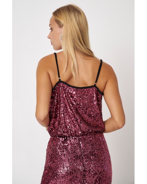 Γυναικείο Τόπ Παγιέτα Myt W23T5079 Γυναικείο Τόπ Παγιέτα Myt W23T5079