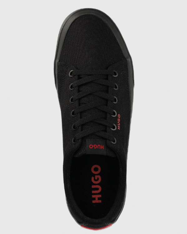 Ανδρικά Μαύρα Παπούτσια HUGO DyerH 50480691 CASUAL-SNEAKERS