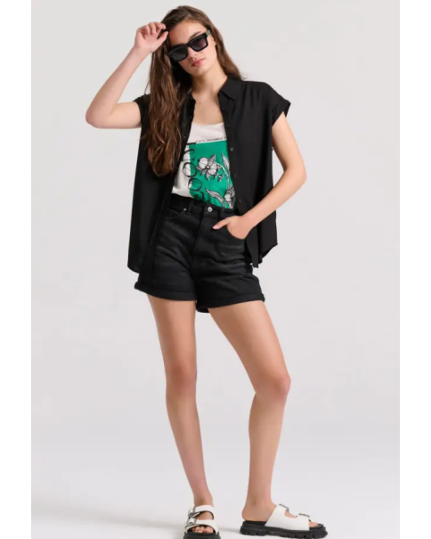 Γυναικείο Πουκάμισο Funky Buddha FBL009-100-05 Γυναικείο Πουκάμισο Funky Buddha FBL009-100-05