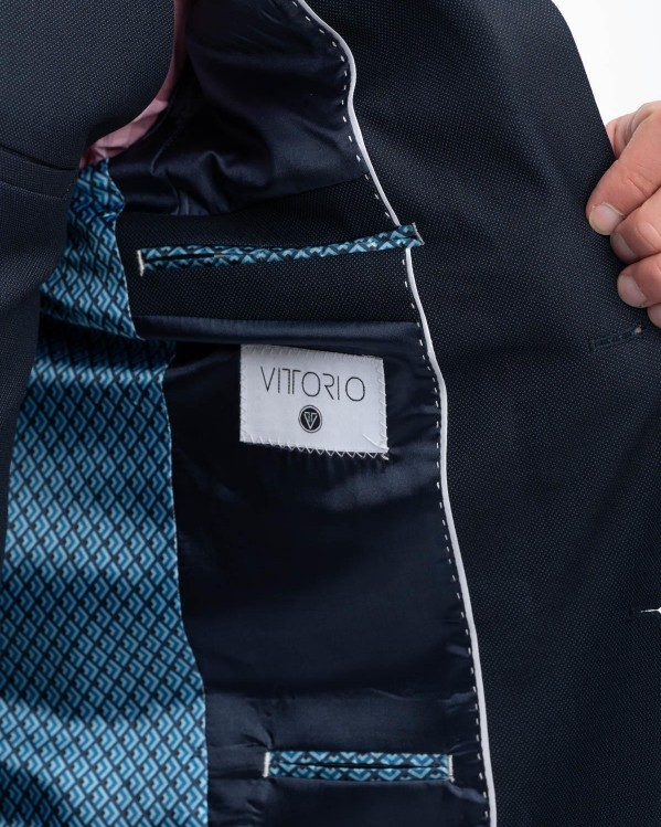Ανδρικό Κοστούμι Μπλέ Vittorio 100-23-BOLOGNIA ΣΑΚΑΚΙΑ & ΓΙΛΕΚΑ