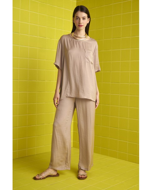 Γυναικείο Παντελόνι Σατέν Myt S23T1228 ΠΑΝΤΕΛΟΝΙΑ