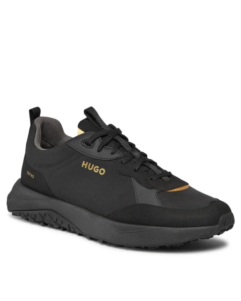 Ανδρικά Μαύρα Αθλητικά Παπούτσια HUGO Kane Runn 50504379