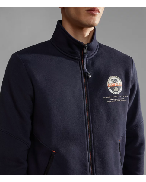 Ανδρική Μπλέ Ζακέτα Napapijri B-ARGUS NP0A4HE5176 CARDIGANS