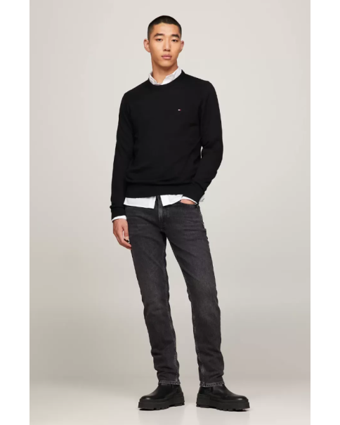 Ανδρικό Πλεκτό Cashmere Tommy Hilfiger MW0MW28046 INDIGO KNITWEAR Ανδρικό Πλεκτό Cashmere Tommy Hilfiger MW0MW28046 INDIGO KNITWEAR