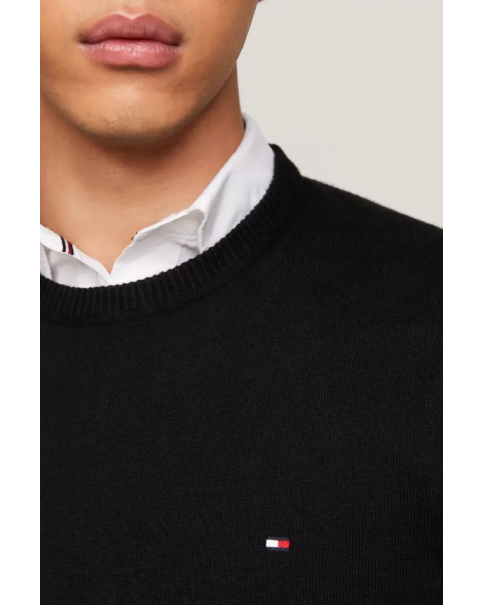 Ανδρικό Πλεκτό Cashmere Tommy Hilfiger MW0MW28046 INDIGO KNITWEAR Ανδρικό Πλεκτό Cashmere Tommy Hilfiger MW0MW28046 INDIGO KNITWEAR