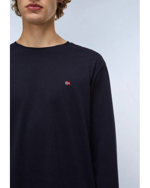 Ανδρική Μπλούζα Μακρυμάνικη Napapijri SALIS NP0A4HN70411 T-SHIRTS LONG SLEEVE