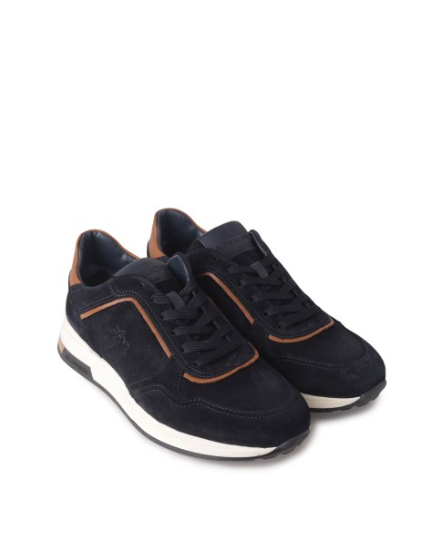 Ανδρικά Παπούτσια La Martina LFM242.060.3200 Navy TRAINERS