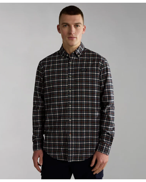 Ανδρικό Πουκάμισο Napapijri G-Trekking NP0A4HF7CAQ1 ΠΟΥΚΑΜΙΣΑ ΜΑΚΡΥ ΜΑΝΙΚΙ