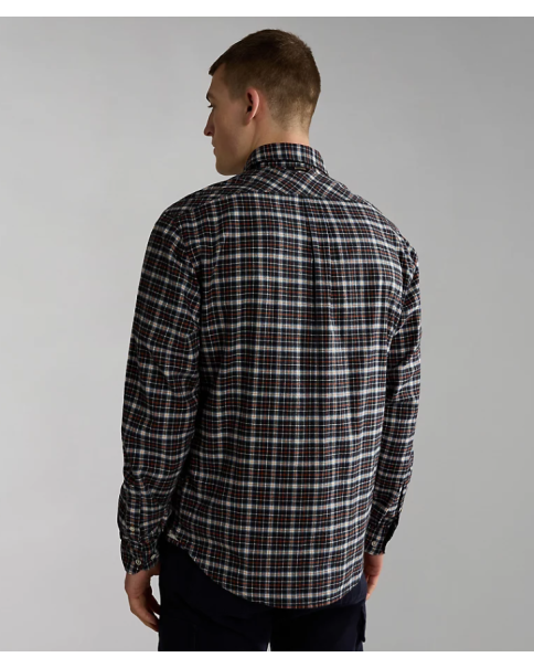 Ανδρικό Πουκάμισο Napapijri G-Trekking NP0A4HF7CAQ1 ΠΟΥΚΑΜΙΣΑ ΜΑΚΡΥ ΜΑΝΙΚΙ