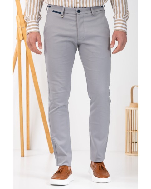Ανδρικό Παντελόνι Chino Vittorio 500-24-Como Grey