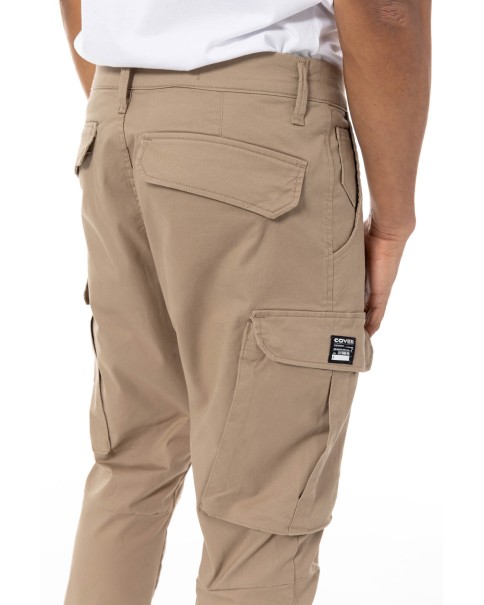 Ανδρικό Cargo Παντελόνι Cover ELVIS T0185-28 BEIGE Ανδρικό Cargo Παντελόνι Cover ELVIS T0185-28 BEIGE