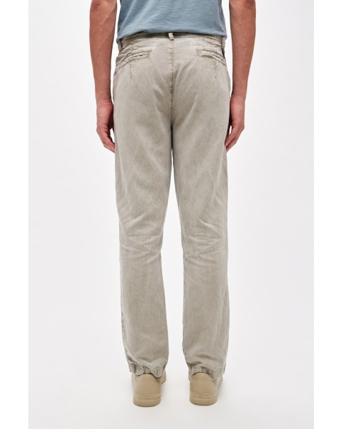 Ανδρικό Λινό Παντελόνι Dirty Laundry Linen Blend Chino Trousers DLMP000119 ΠΑΝΤΕΛΟΝΙΑ ΥΦΑΣΜΑ