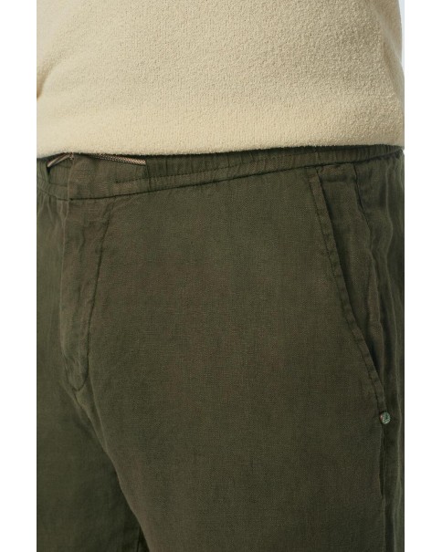 Ανδρικό LINEN Παντελόνι No Excess 237140311 TROUSERS