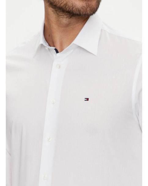 Ανδρικό Πουκάμισο Poplin Tommy Hilfiger MW0MW35810 ΠΟΥΚΑΜΙΣΑ ΜΑΚΡΥ ΜΑΝΙΚΙ