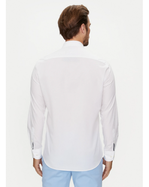 Ανδρικό Πουκάμισο Poplin Tommy Hilfiger MW0MW35810 ΠΟΥΚΑΜΙΣΑ ΜΑΚΡΥ ΜΑΝΙΚΙ