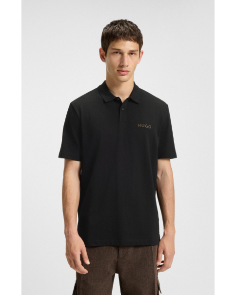 Ανδρικό Πόλο HUGO Dereso Gel 50528173 001 POLO T-SHIRTS