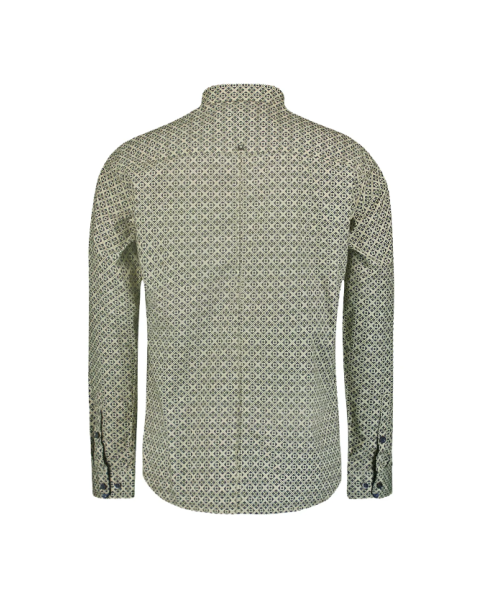 Ανδρικό Πουκάμισο Print No Excess 25450732 Night ΠΟΥΚΑΜΙΣΑ ΜΑΚΡΥ ΜΑΝΙΚΙ