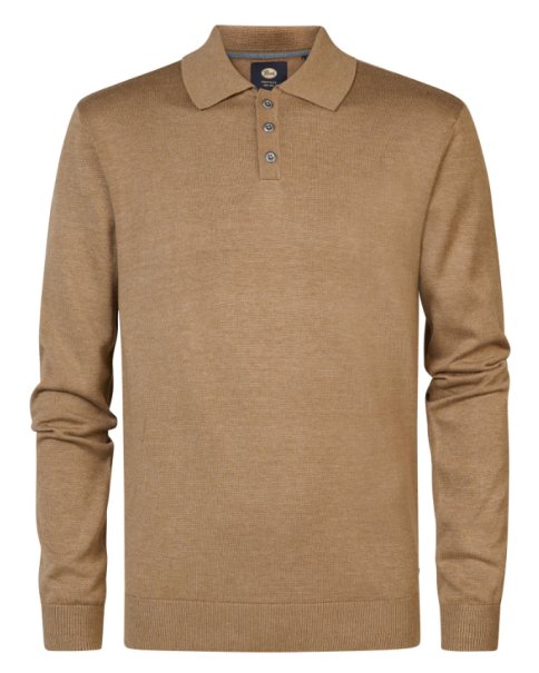 Ανδρικό Βαμβακερό Πλεκτό Petrol polo M3040-KWC204 ΠΛΕΚΤΑ