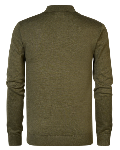 Ανδρικό Βαμβακερό Πλεκτό Petrol polo M3040-KWC204 ΠΛΕΚΤΑ