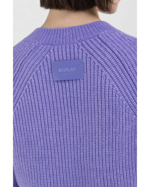 Γυναικείο Πουλόβερ V Replay DK3307 ΠΛΕΚΤΑ Γυναικείο Πουλόβερ V Replay DK3307 ΠΛΕΚΤΑ