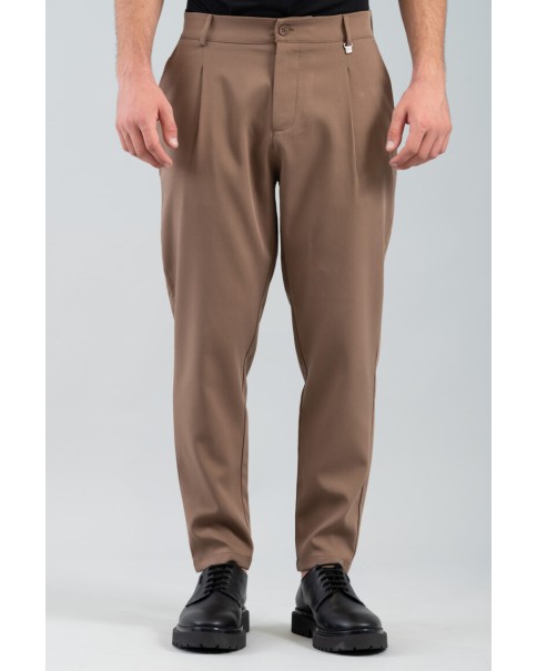 Παντελόνι Chino με λάστιχο 500-2425-PANTOVA Vittorio Tobacco TROUSERS