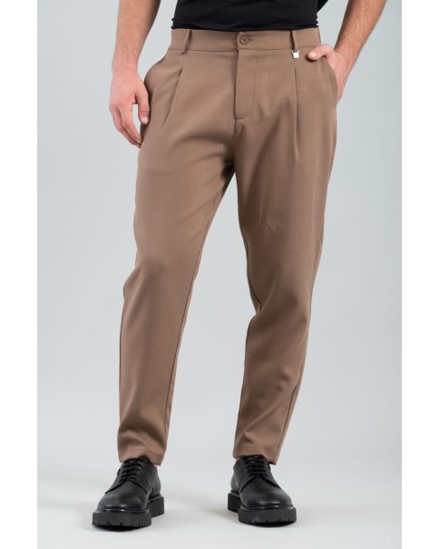 Παντελόνι Chino με λάστιχο 500-2425-PANTOVA Vittorio Tobacco TROUSERS