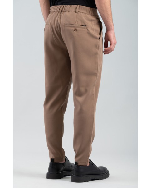 Παντελόνι Chino με λάστιχο 500-2425-PANTOVA Vittorio Tobacco TROUSERS