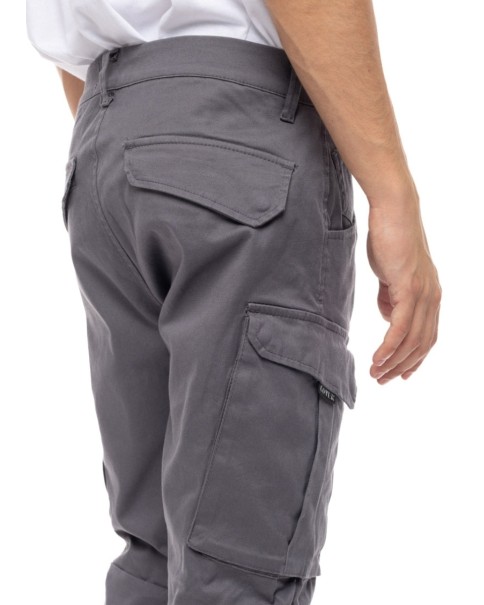 Ανδρικό Cargo Παντελόνι Cover New Army Grey T0186-29 Ανδρικό Cargo Παντελόνι Cover New Army Grey T0186-29