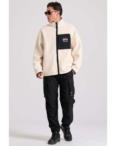 Ανδρική Ζακέτα Fleece Funky Buddha FBM010-056-06 CARDIGANS