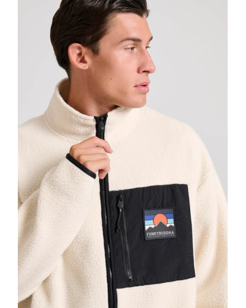 Ανδρική Ζακέτα Fleece Funky Buddha FBM010-056-06 CARDIGANS