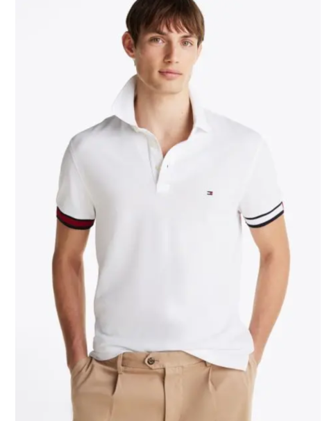 Ανδρική Μπλούζα Πόλο Tommy Hilfiger MW0MW37518 ΜΠΛΟΥΖΕΣ POLO