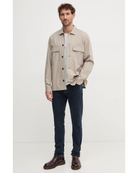 Ανδρικό OverShirt Calvin Klein K10K113815 Cotton Blend OVERSHIRT Ανδρικό OverShirt Calvin Klein K10K113815 Cotton Blend OVERSHIRT