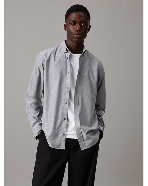 Ανδρικό Πουκάμισο Calvin Klein K10K113614 Oxford Grey ΠΟΥΚΑΜΙΣΑ ΜΑΚΡΥ ΜΑΝΙΚΙ Ανδρικό Πουκάμισο Calvin Klein K10K113614 Oxford Grey ΠΟΥΚΑΜΙΣΑ ΜΑΚΡΥ ΜΑΝΙΚΙ