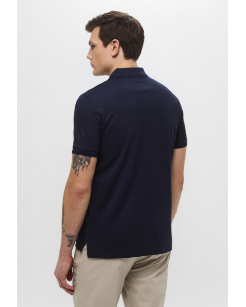 Ανδρική Μπλούζα Πόλο Tommy Hilfiger MW0MW37522 Preppy Σκούρο Μπλέ ΜΠΛΟΥΖΕΣ POLO