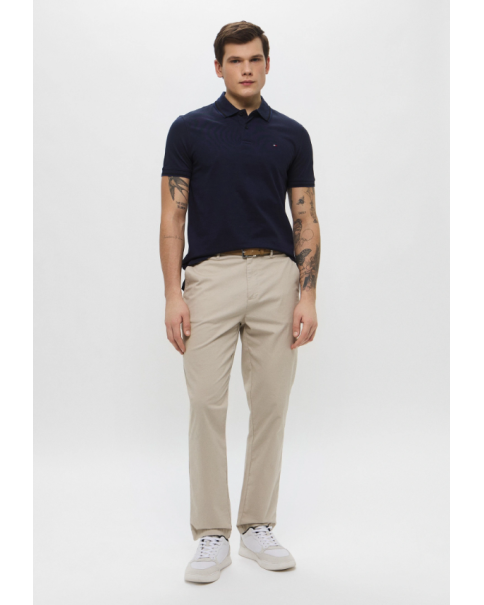 Ανδρική Μπλούζα Πόλο Tommy Hilfiger MW0MW37522 Preppy Σκούρο Μπλέ ΜΠΛΟΥΖΕΣ POLO