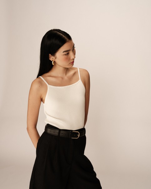 Γυναικείο Πλεκτό Τόπ Grace & Mila Pablo Ecru Γυναικείο Πλεκτό Τόπ Grace & Mila Pablo Ecru