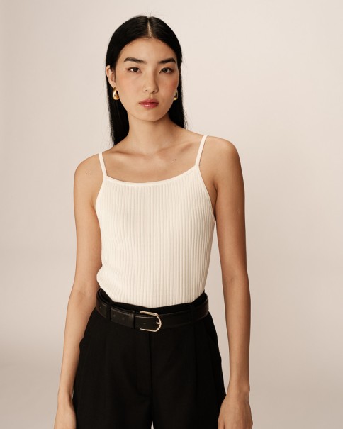 Γυναικείο Πλεκτό Τόπ Grace & Mila Pablo Ecru Γυναικείο Πλεκτό Τόπ Grace & Mila Pablo Ecru