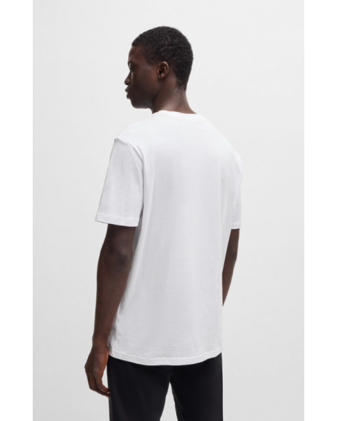 Ανδρικό BOSS T-shirt Thinking1 50481923 100 WH/BL T-SHIRTS Ανδρικό BOSS T-shirt Thinking1 50481923 100 WH/BL T-SHIRTS
