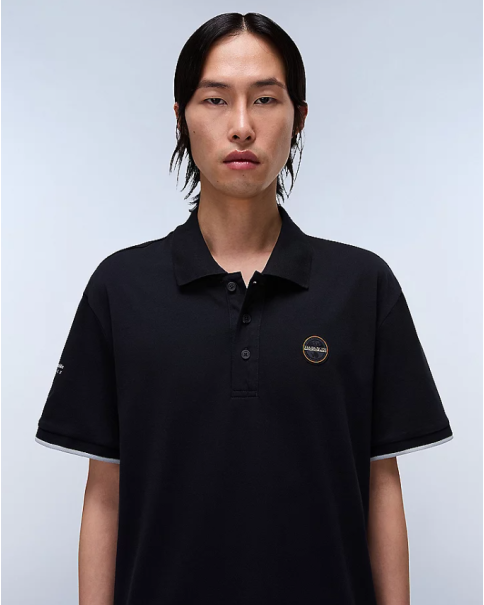 Ανδρική Μπλούζα Πόλο Μακό Napapijri BADGE NP0A4IDA041 Soft Touch POLO T-SHIRTS Ανδρική Μπλούζα Πόλο Μακό Napapijri BADGE NP0A4IDA041 Soft Touch POLO T-SHIRTS