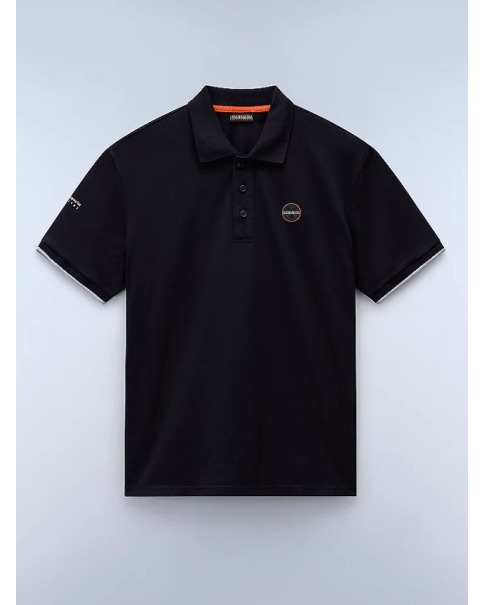 Ανδρική Μπλούζα Πόλο Μακό Napapijri BADGE NP0A4IDA041 Soft Touch Ανδρική Μπλούζα Πόλο Μακό Napapijri BADGE NP0A4IDA041 Soft Touch