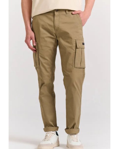 Ανδρικό Παντελόνι Cargo Funky Buddha FBM011-002-02 Oregano Ανδρικό Παντελόνι Cargo Funky Buddha FBM011-002-02 Oregano