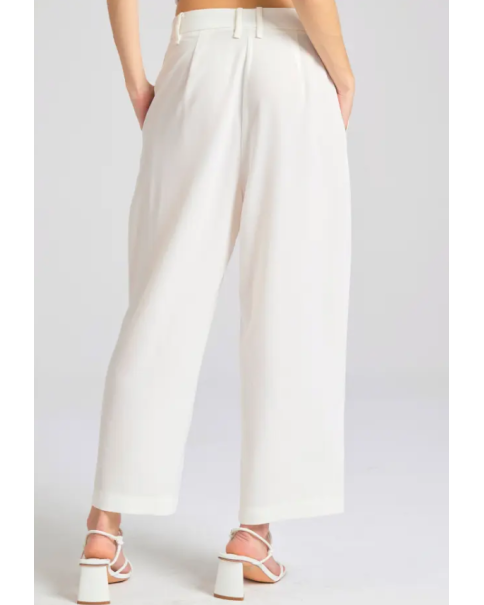 Loose fit παντελόνι με πιέτες στη μέση Funky Buddha FBL011-116-02 ΠΑΝΤΕΛΟΝΙΑ Loose fit παντελόνι με πιέτες στη μέση Funky Buddha FBL011-116-02 ΠΑΝΤΕΛΟΝΙΑ